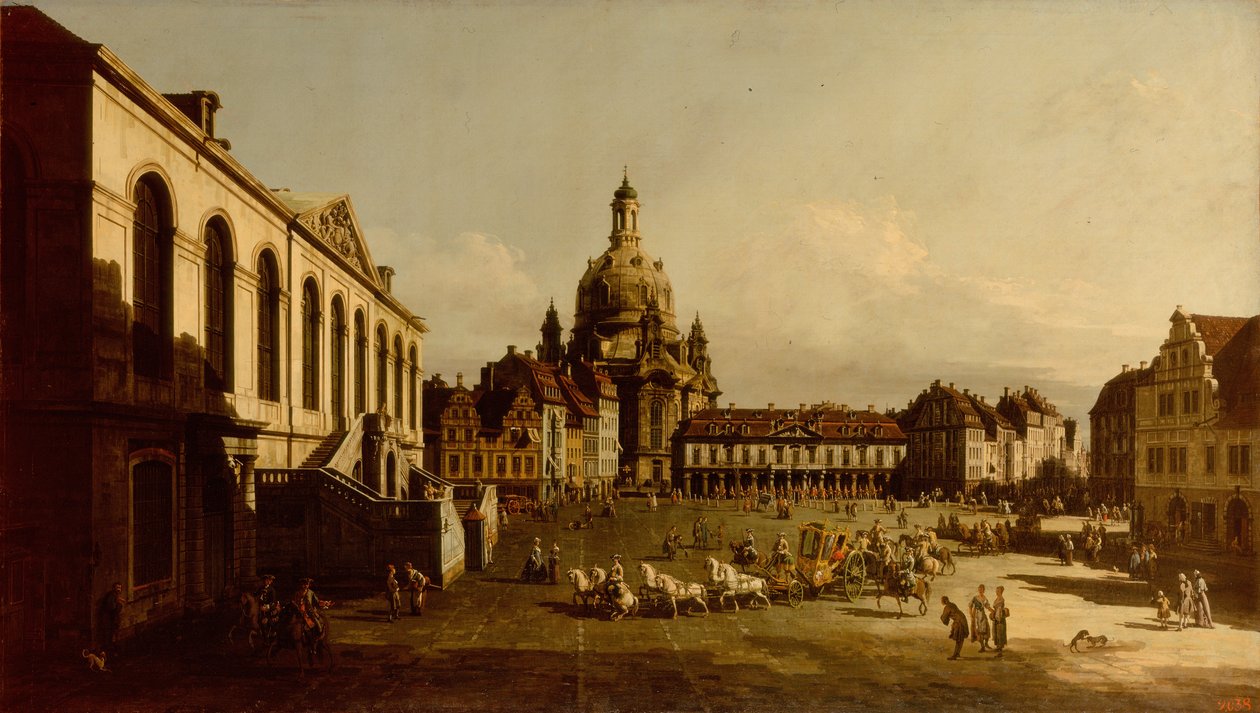 Neumarkt in Dresden av Bernardo Bellotto