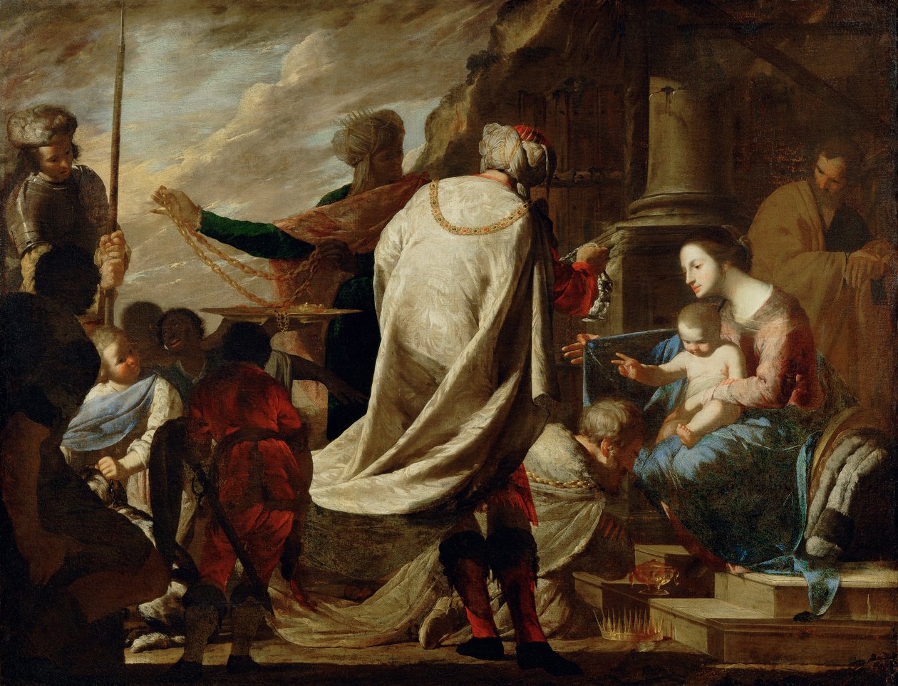 Adoration of the Magi av Bernardo Cavallino