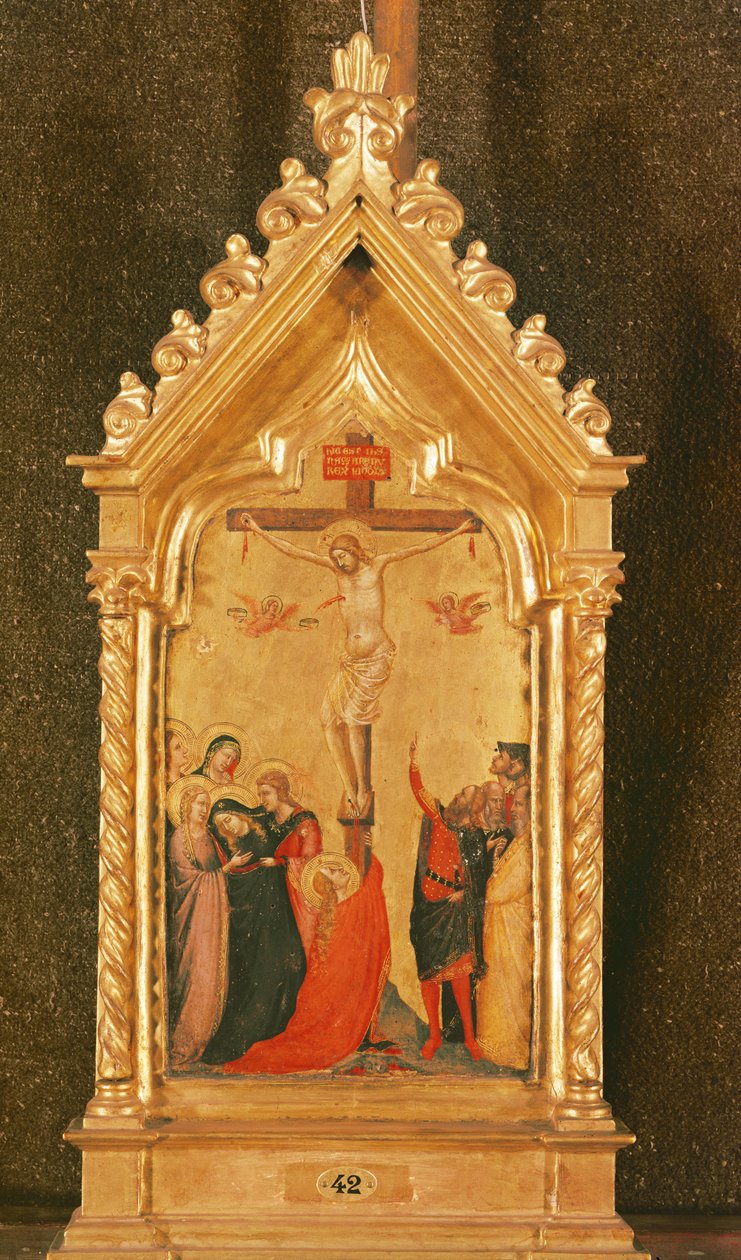 Korsfästelse (tempera på panel) av Bernardo Daddi