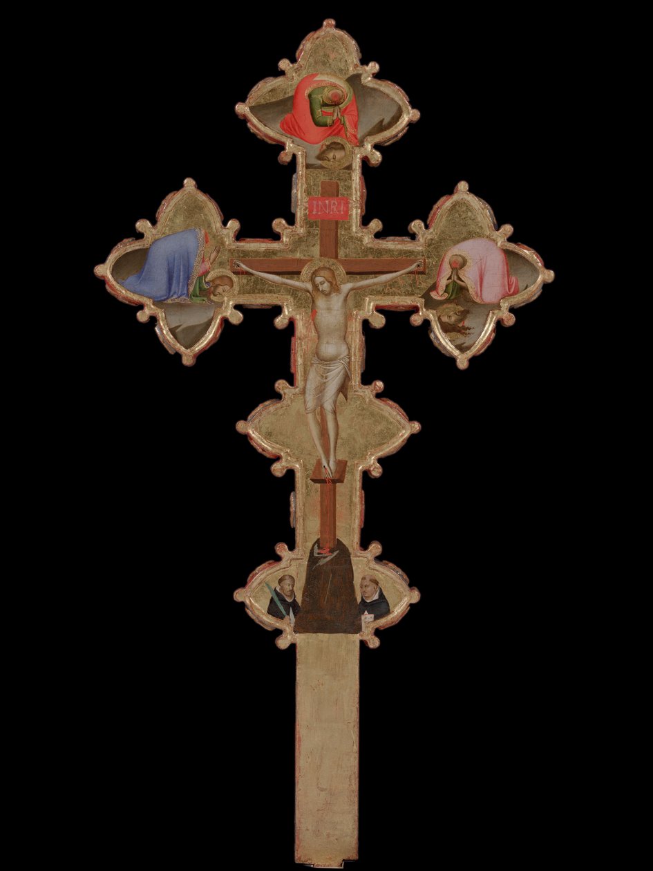 Portable, Double Sided Cross (verso) av Bernardo Daddi