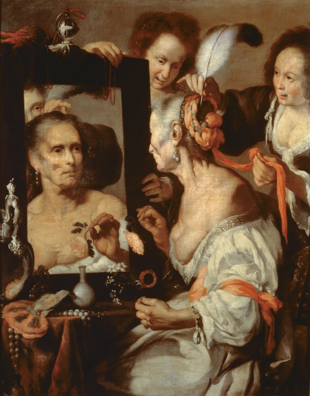 Gammal kokett av Bernardo Strozzi