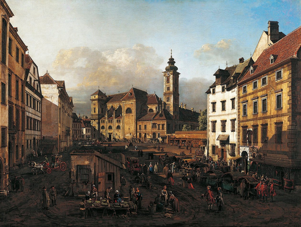 Freyung Square från sydost av Bernardo Bellotto