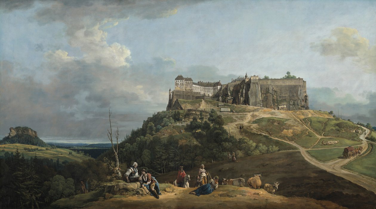 Königsteins fästning av Bernardo Bellotto