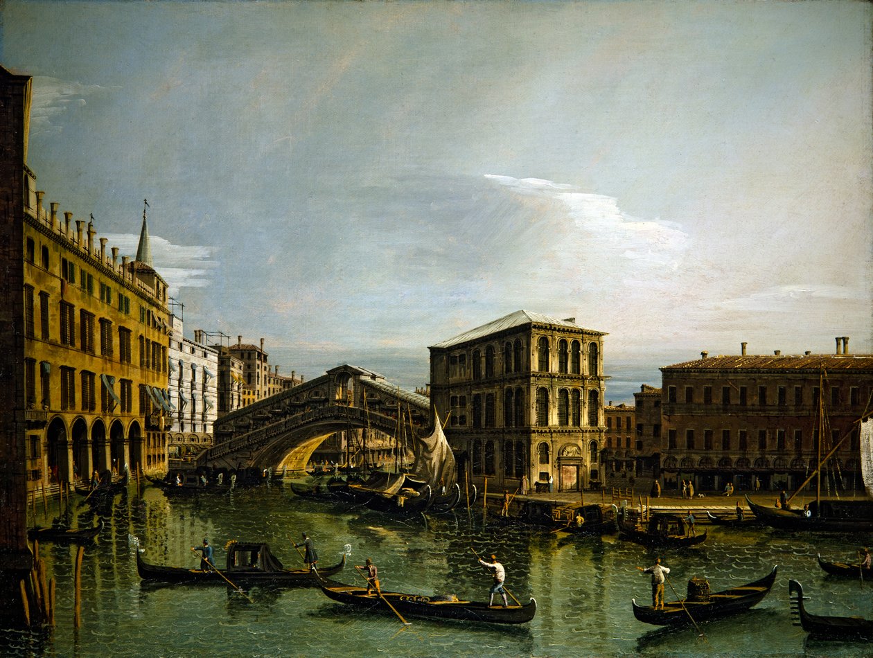 Canal Grande, Venedig av Bernardo Bellotto