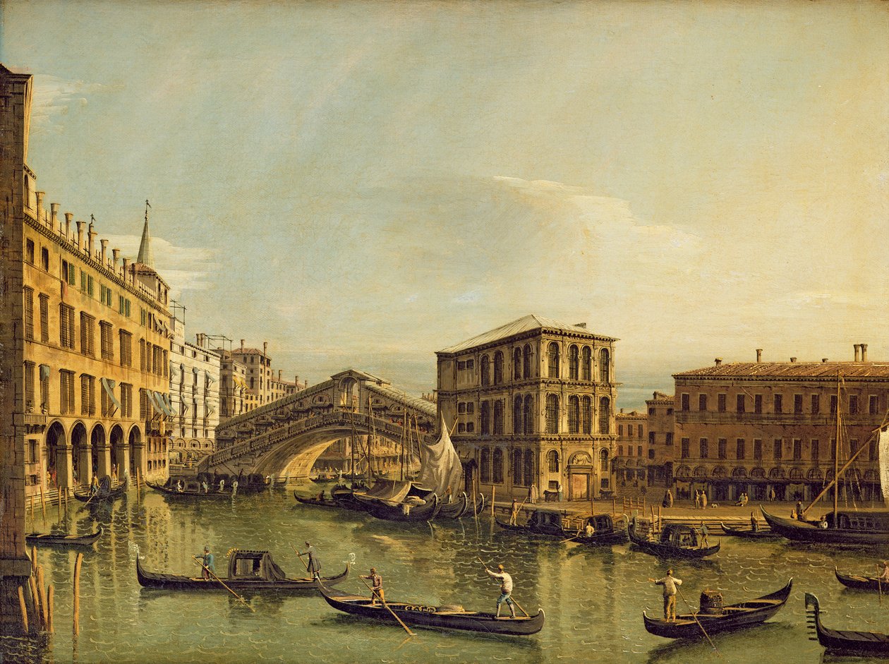 Canal Grande, Venedig av Bernardo Bellotto