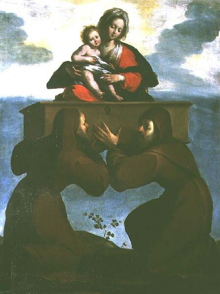 Uppenbarelsen av Madonnan Odigitria av Bernardo Strozzi