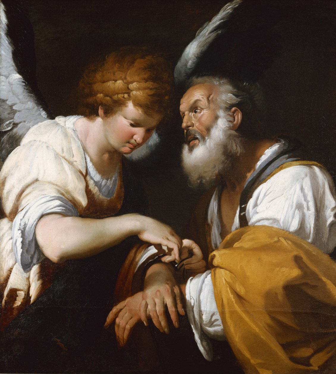 Sankt Peters befrielse, ca. 1635 av Bernardo Strozzi