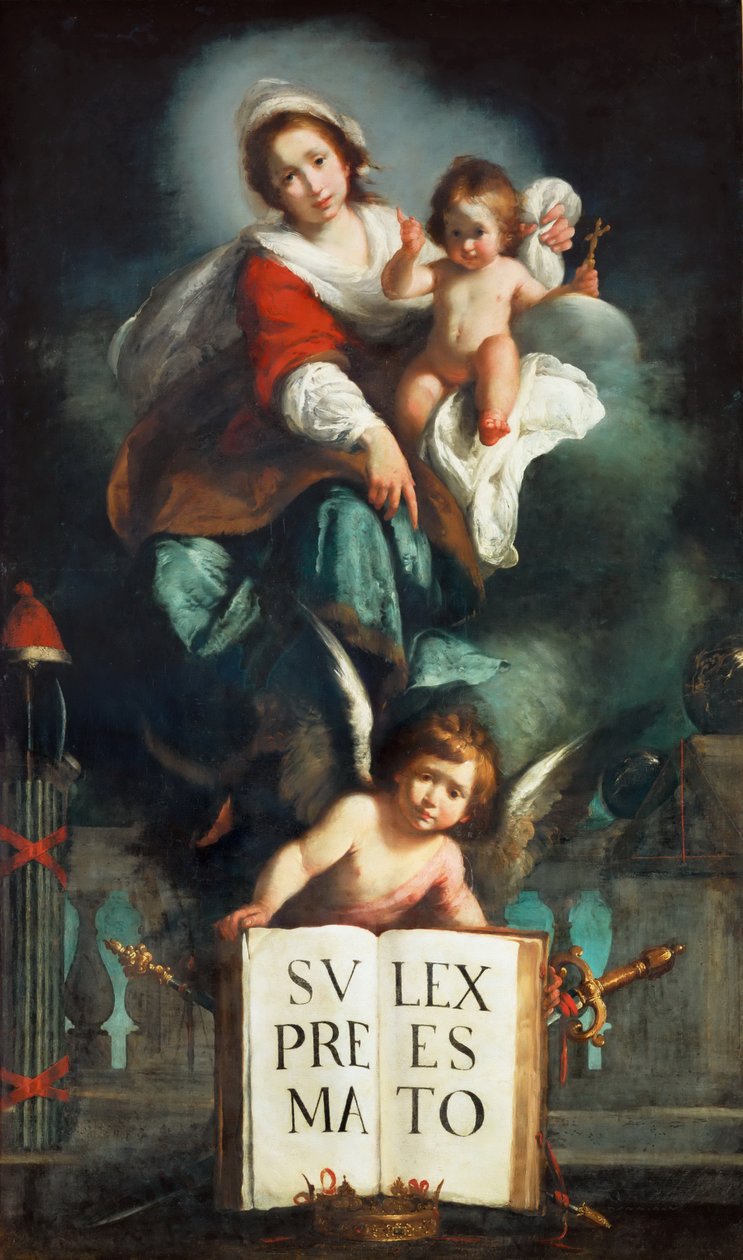 Rättvisans Madonna av Bernardo Strozzi