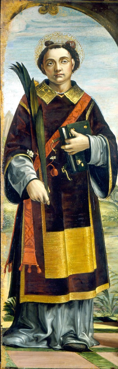 Sankt Stephen av Bernadino Zenale