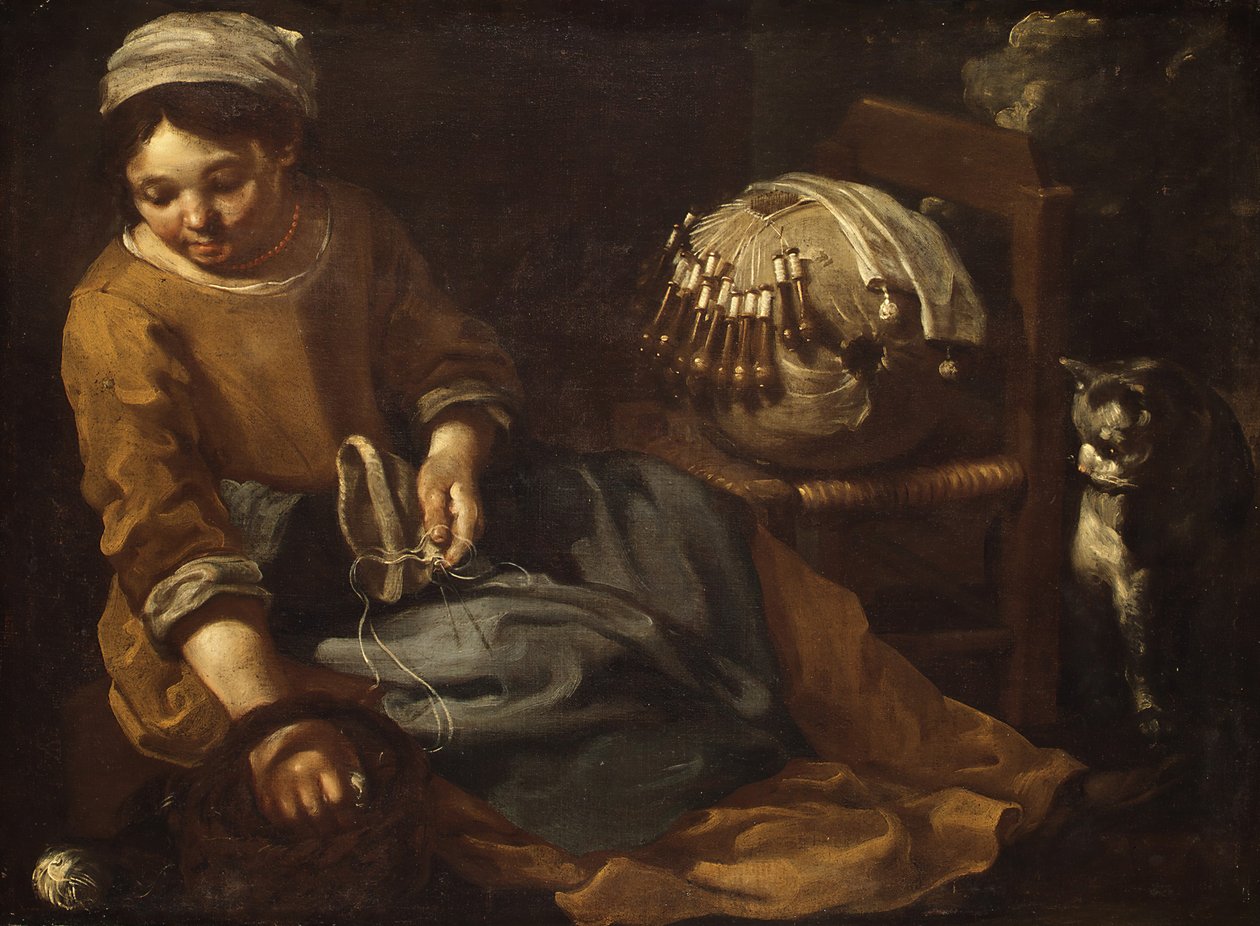 Spetsmakaren, ca. 1665. av Bernhard Keil