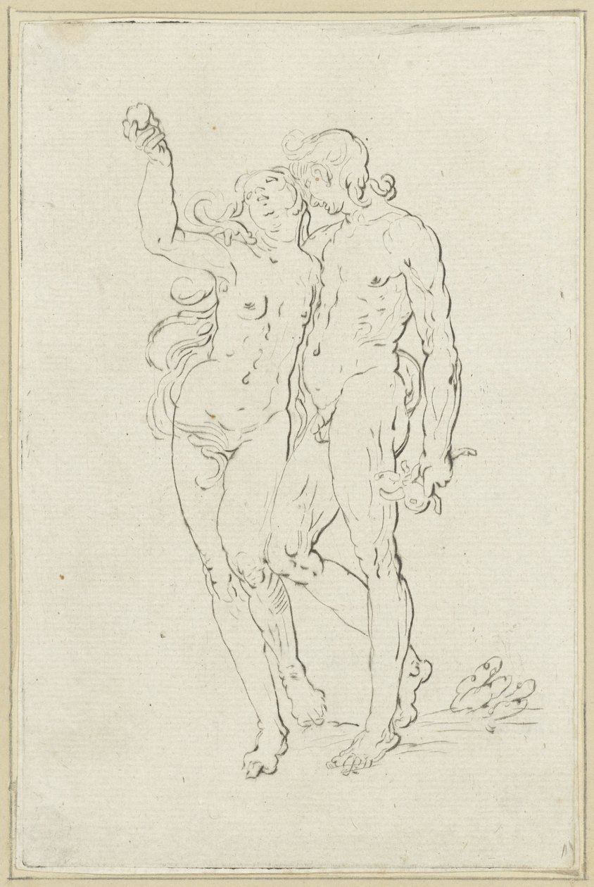 Adam en Eva av Bernhard Schreuder (possibly)