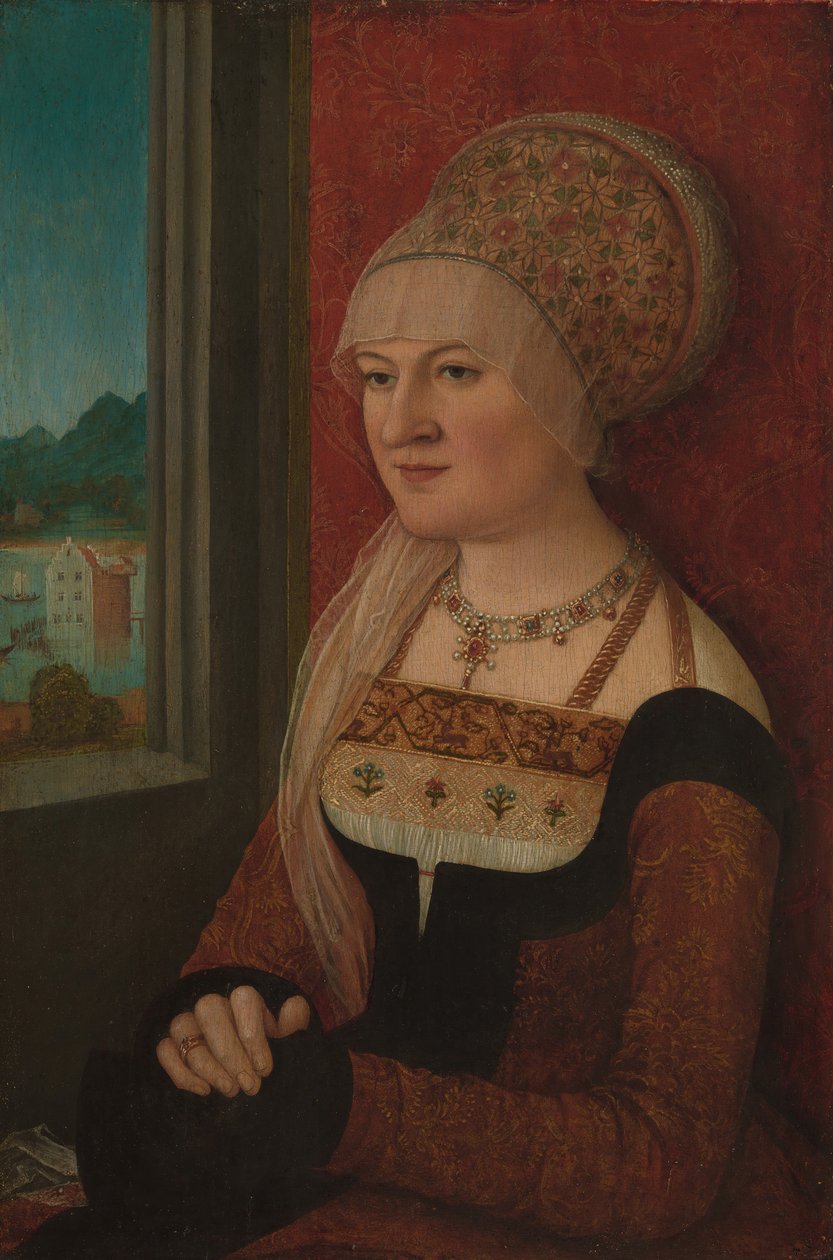 Porträtt av en kvinna, ca. 1510-15. av Bernhard Strigel