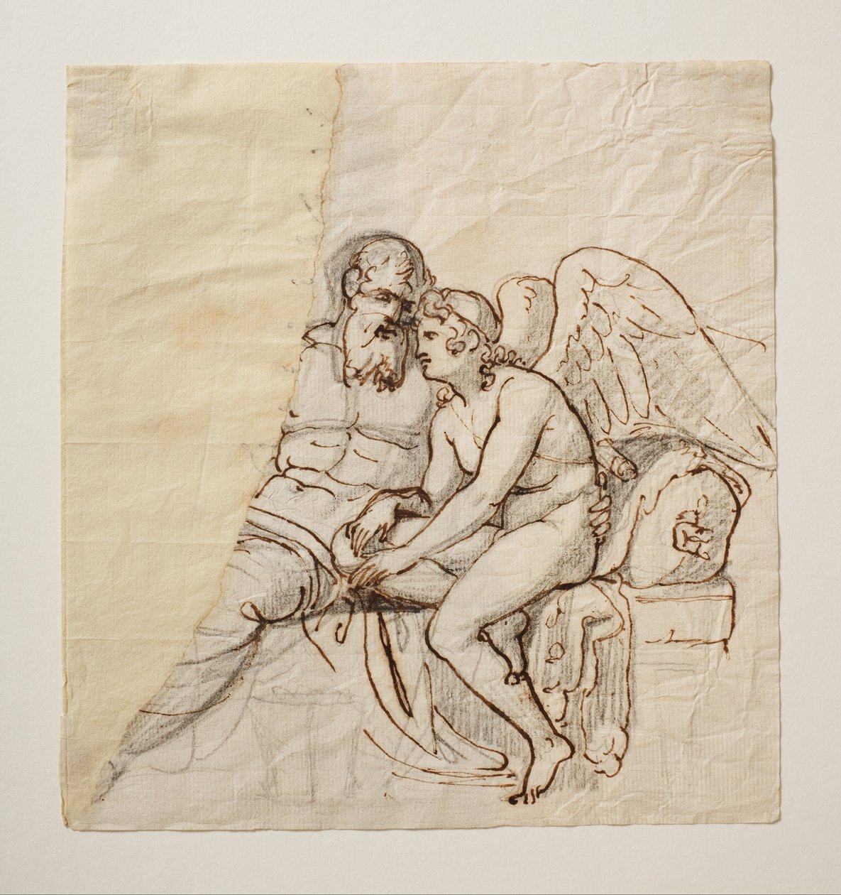 Amor och Anacreon av Bertel Thorvaldsen