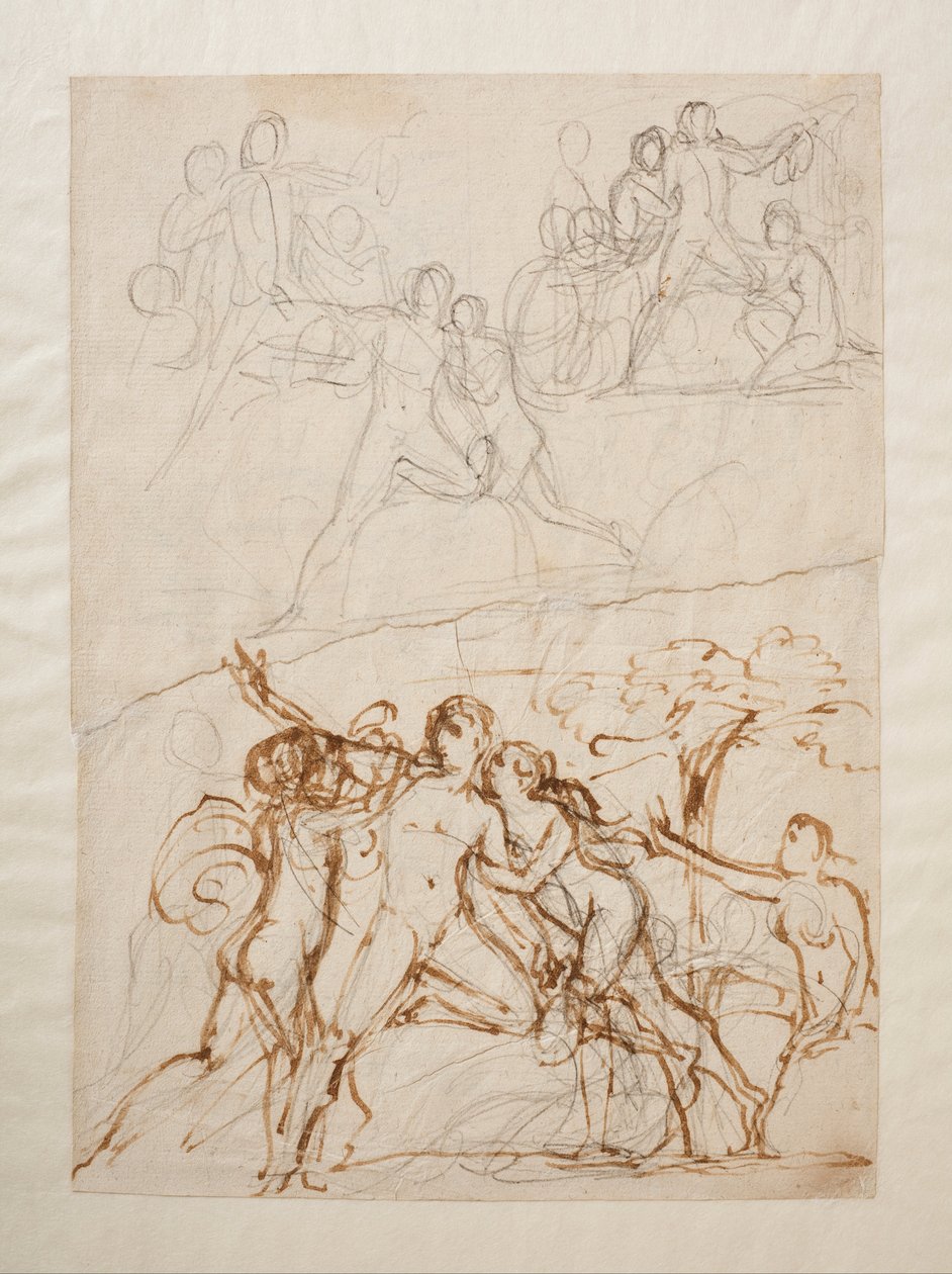 Hylas och vattennymferna av Bertel Thorvaldsen