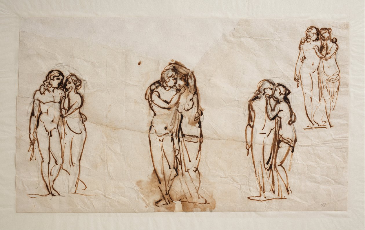 Cupid och Psyche av Bertel Thorvaldsen