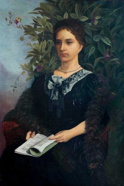  Dama com revistanEnglish: Lady with a magazinen av Berthe Worms