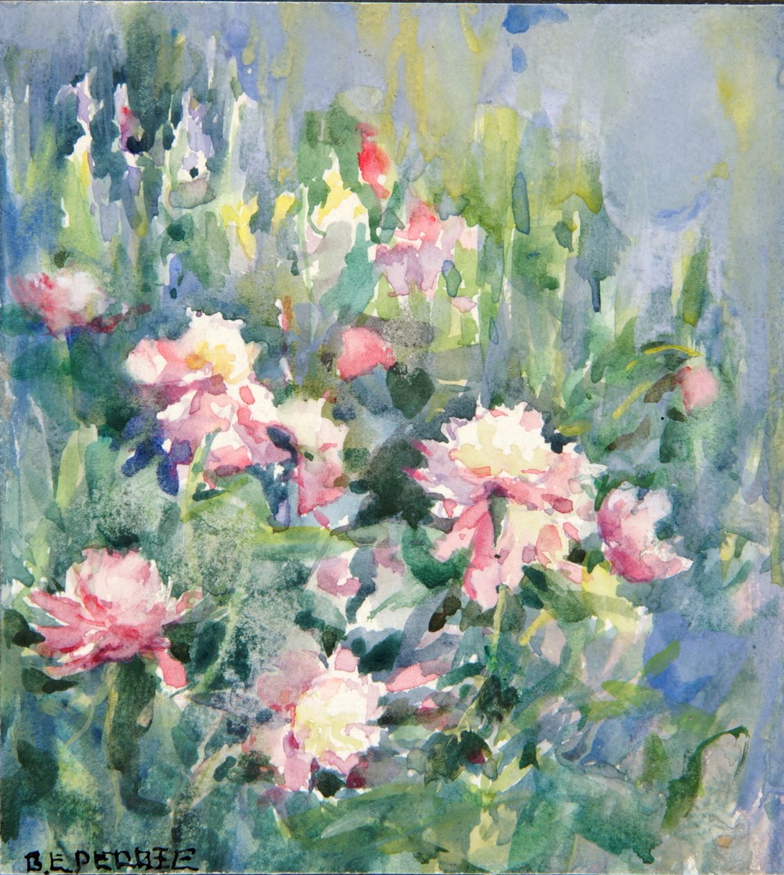 Utan titel blommor, 1916. av Bertha Eversfield Perrie