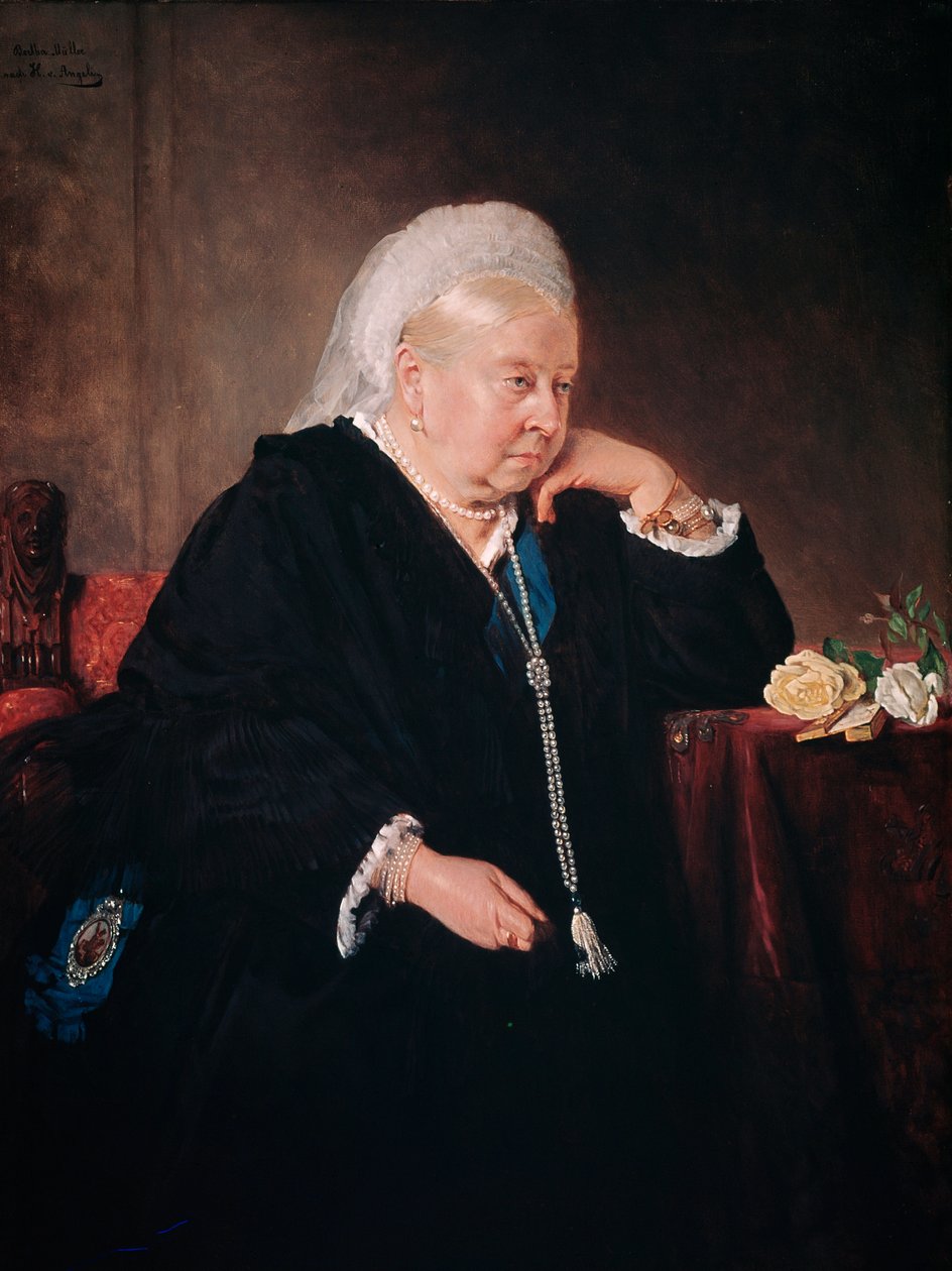 Porträtt av drottning Victoria (målning av Bertha Muller