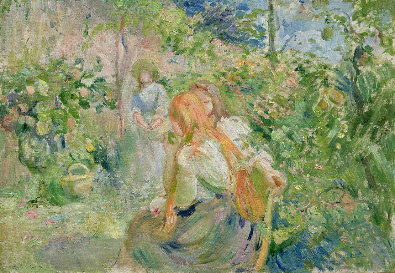 I trädgården på Roche-Plate, 1894 av Berthe Morisot