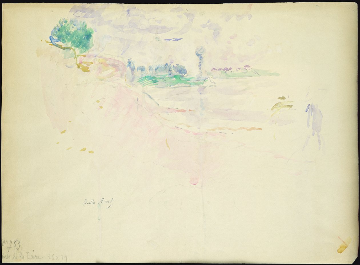 Loirestranden, 1887 av Berthe Morisot