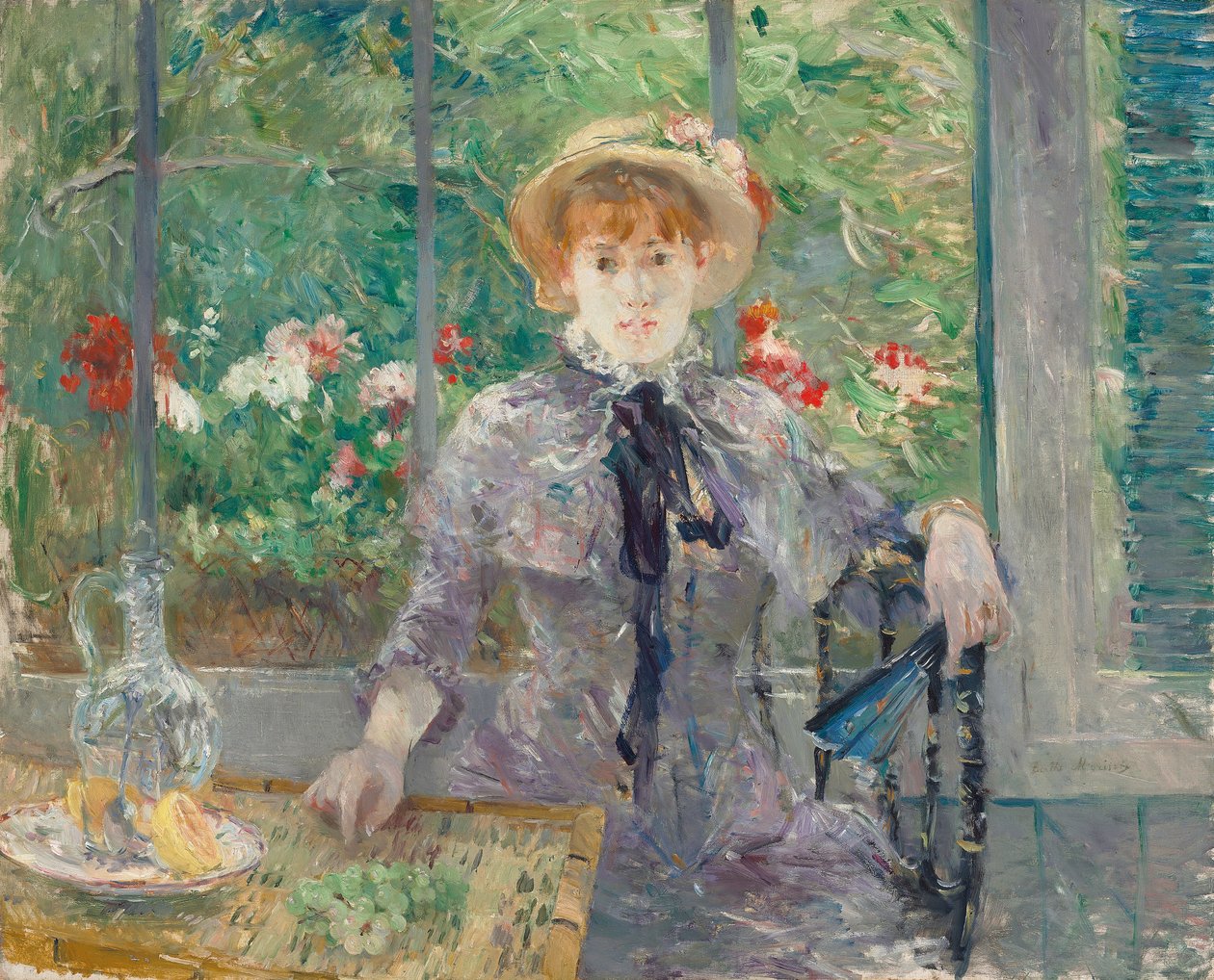 Efter frukost, 1881 av Berthe Morisot