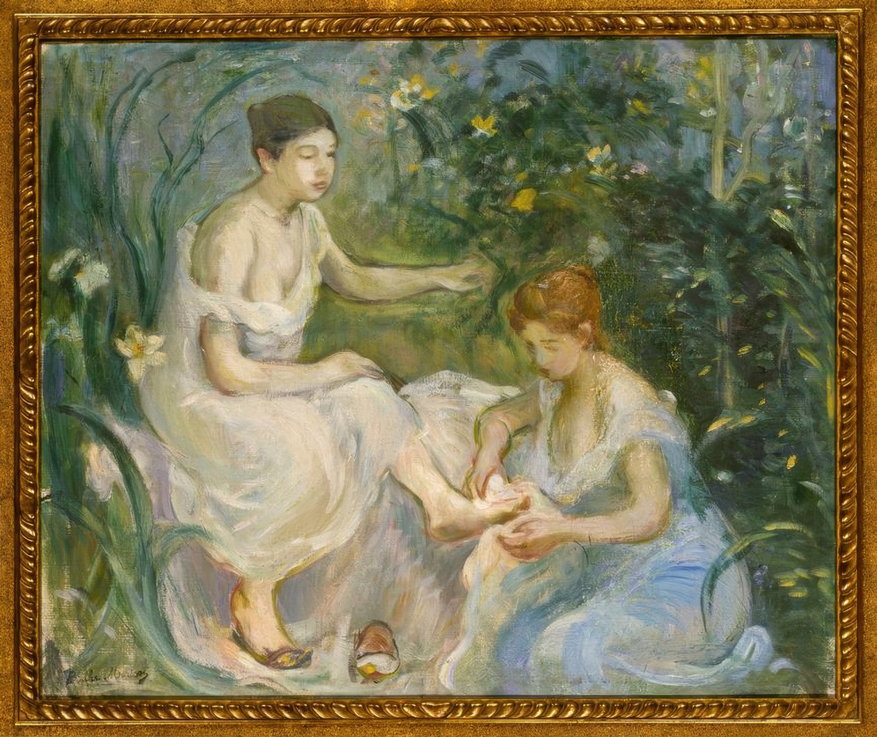 B. Morisot, Badet/målningen, 1894 av Berthe Morisot