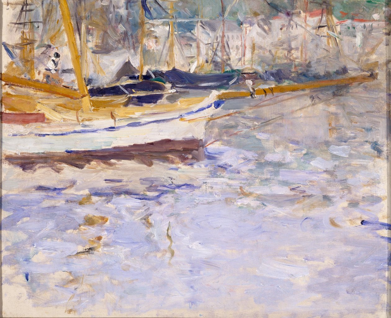 Hamnen i Nice av Berthe Morisot