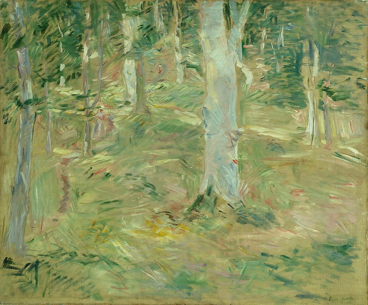 Forest of Compiègne av Berthe Morisot