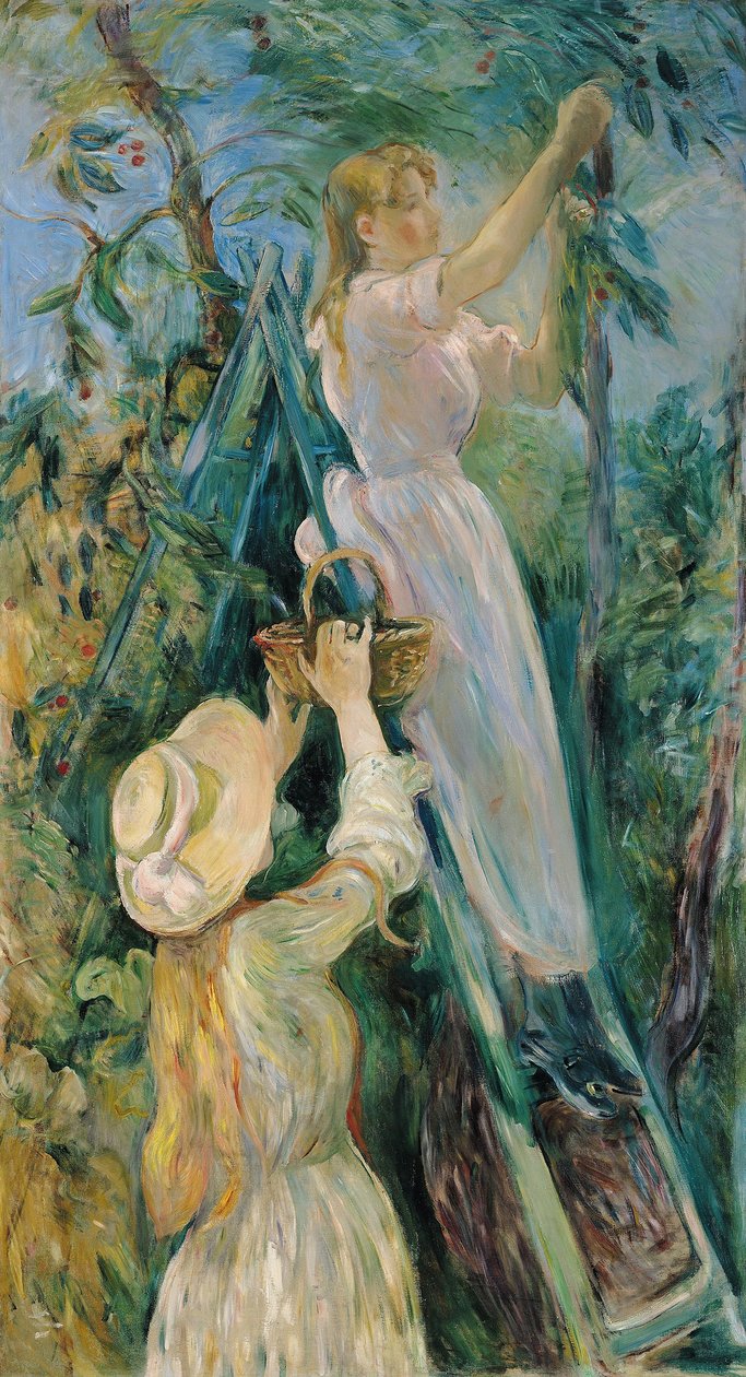 Franska:  Le Cerisier av Berthe Morisot