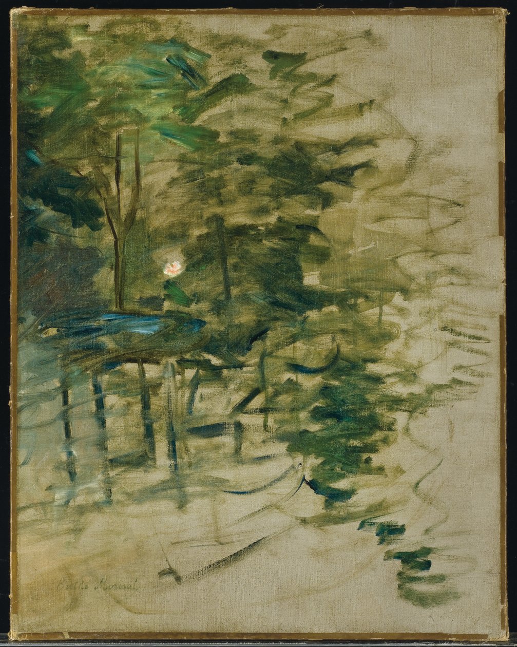 Trädgård, 1883 av Berthe Morisot