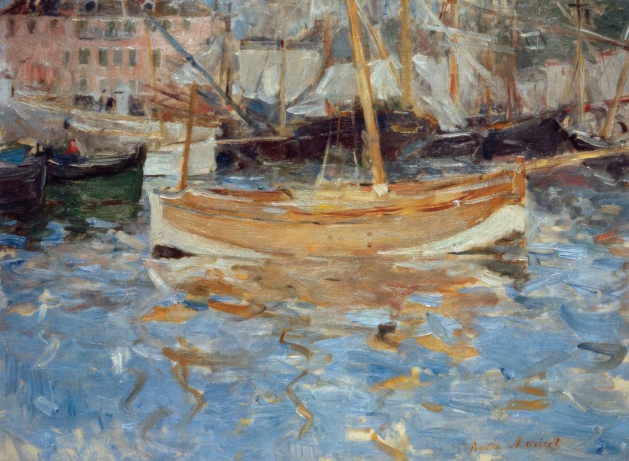 Nice hamn av Berthe Morisot