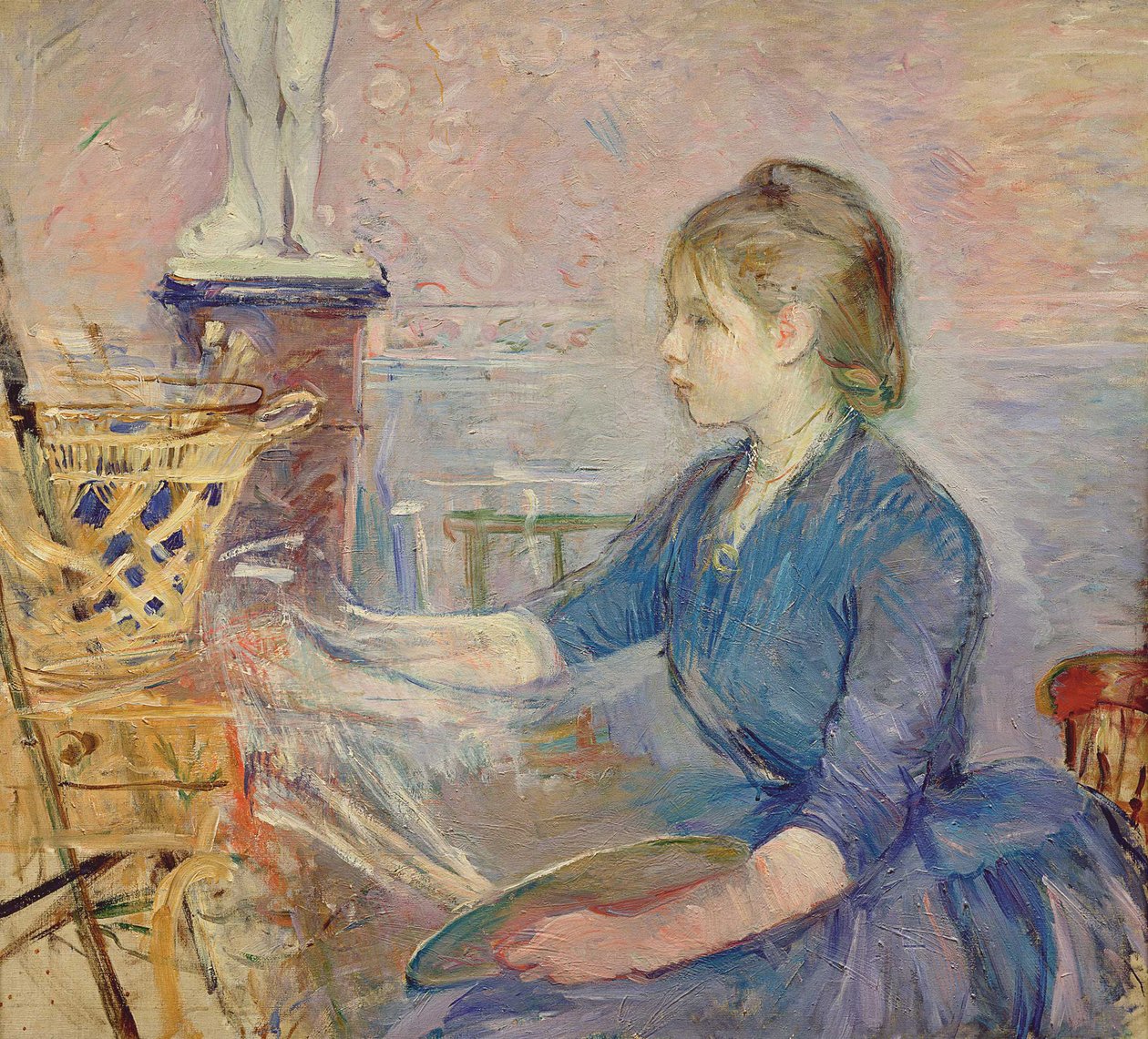 Paule Gobillard målning, 1887 av Berthe Morisot