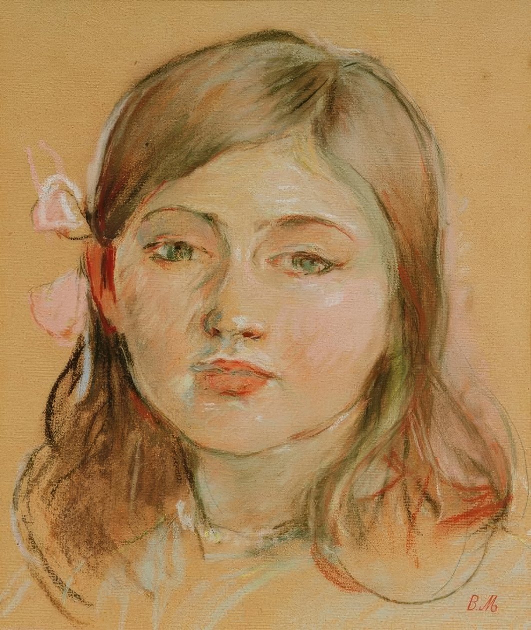 Porträtt av Julie av Berthe Morisot