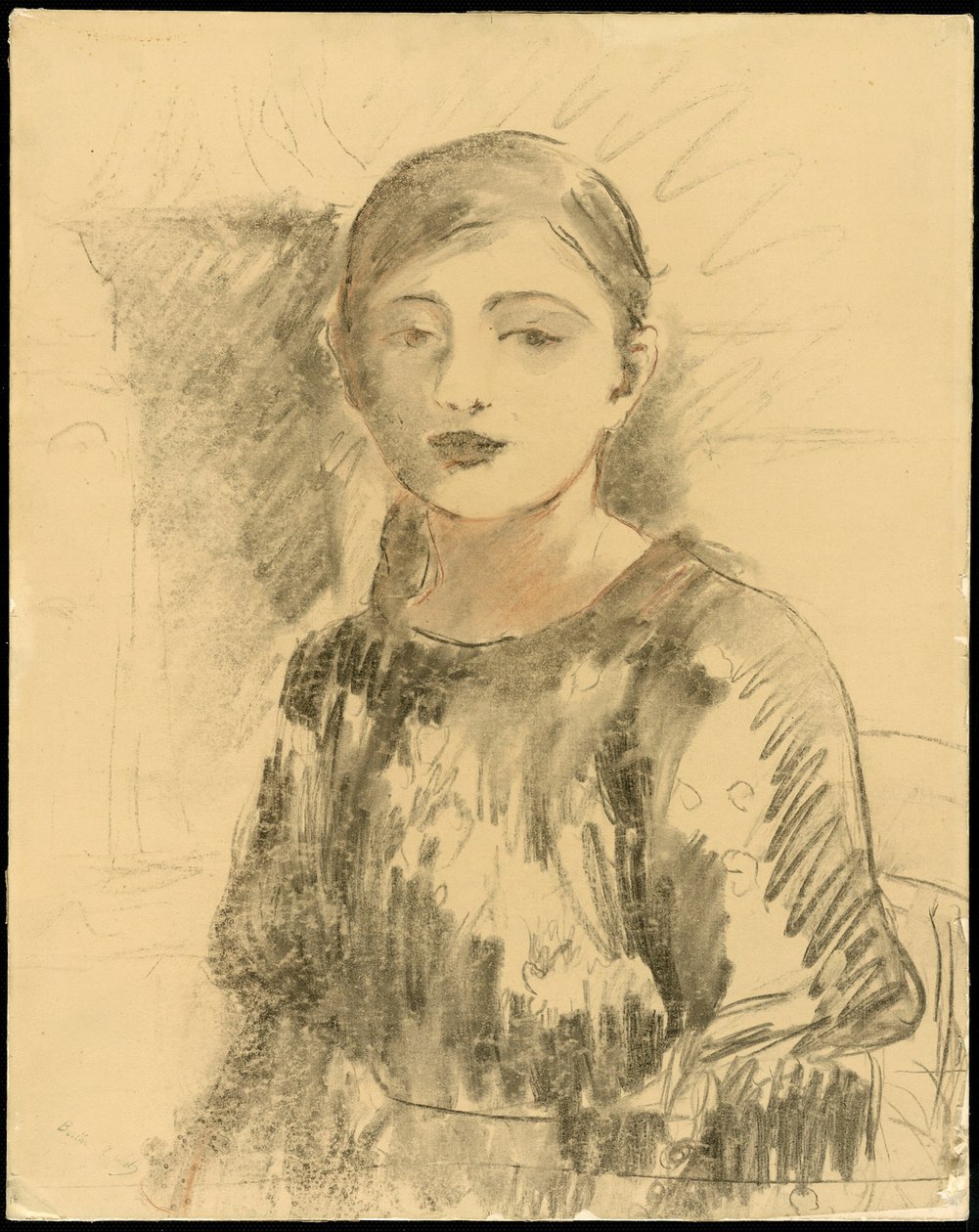 Porträtt av Julie Manet av Berthe Morisot
