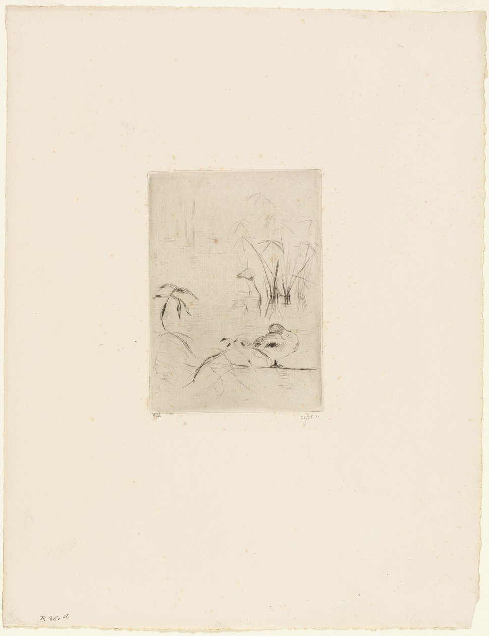Ankan av Berthe Morisot