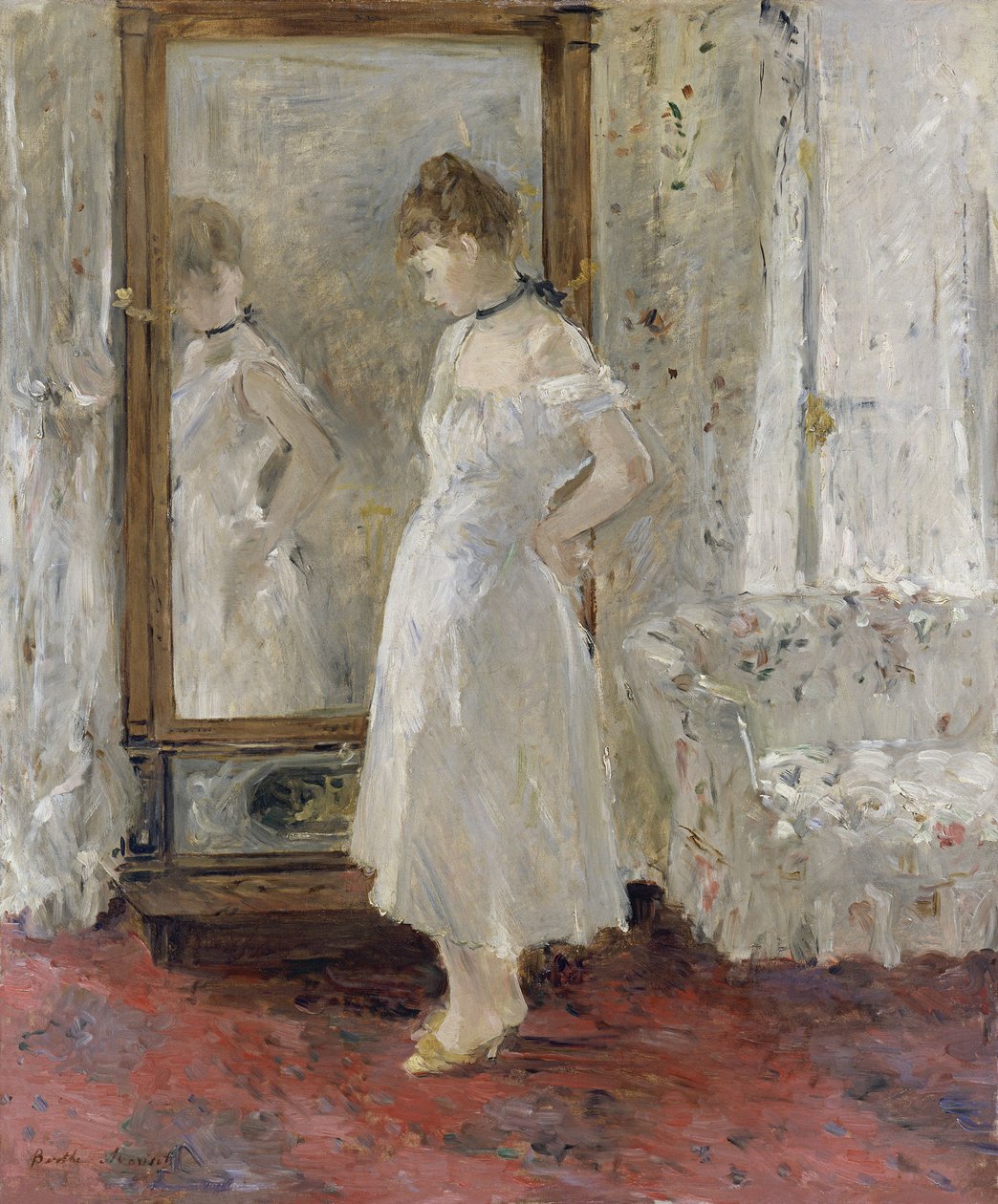 Chevalglaset, 1876 av Berthe Morisot