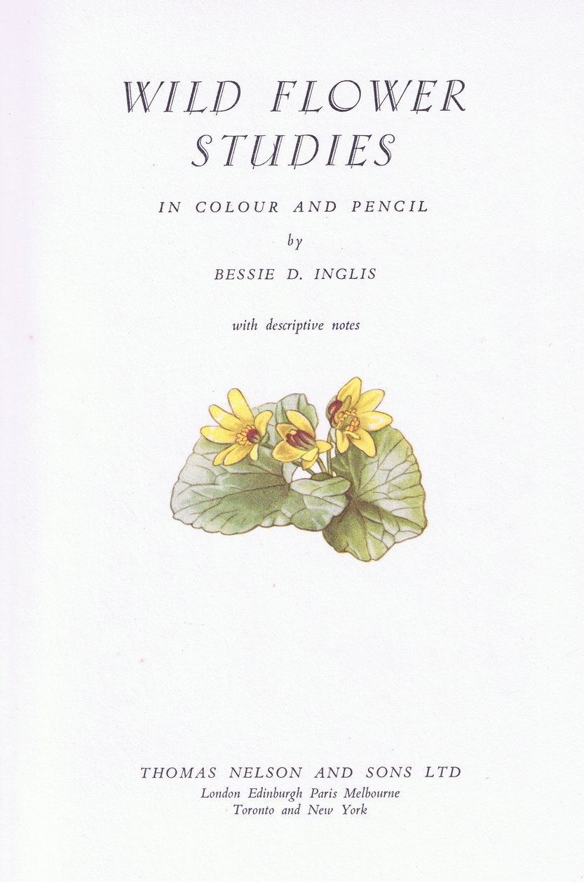 Titelsida, 1951 av Bessie D. Inglis