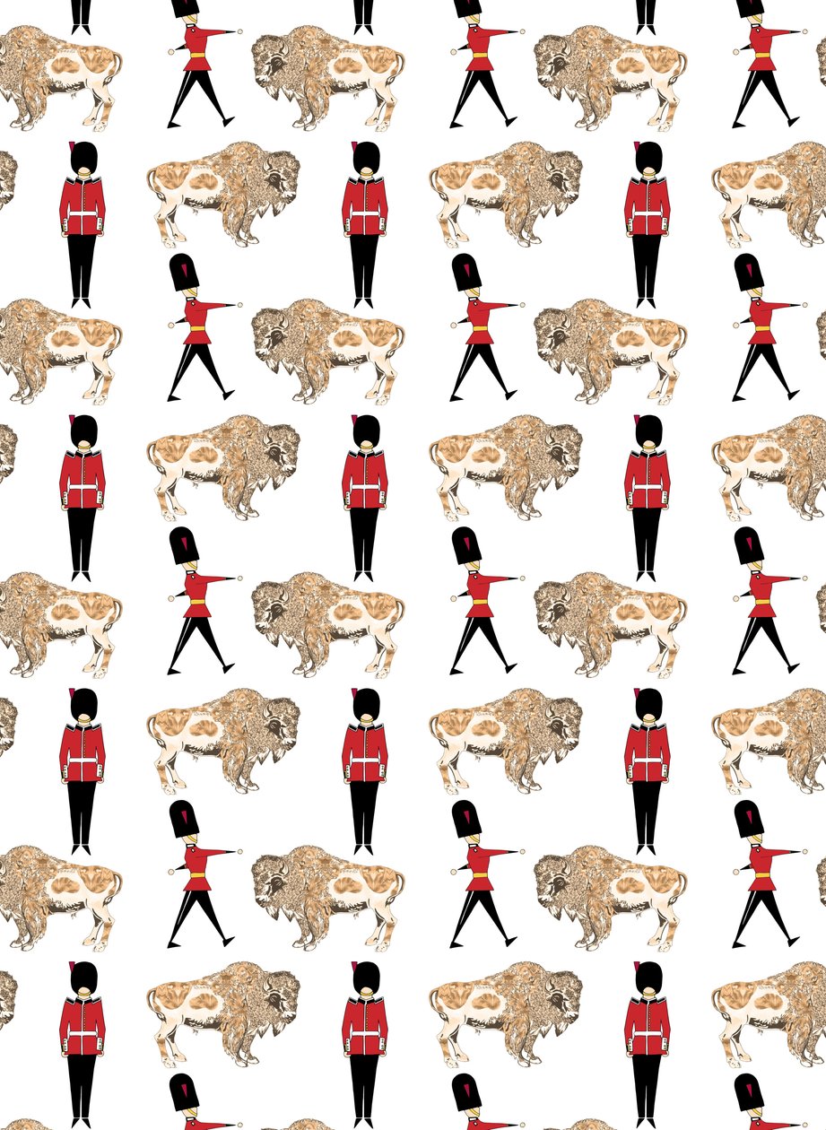 Buffalo Soldier, 2015 (illustration, digital) av Beth Travers