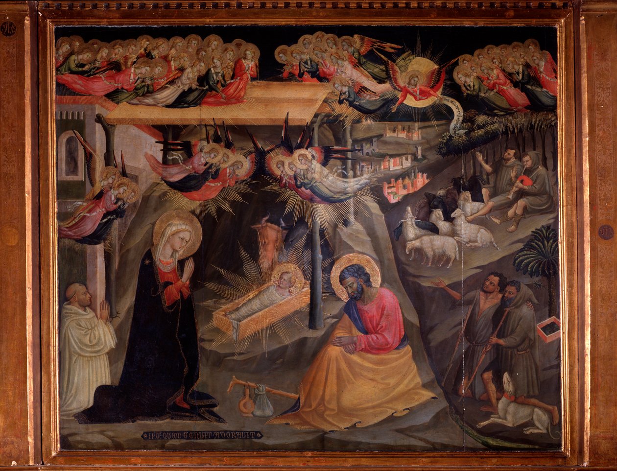 Nativity (målning av Bicci di Lorenzo