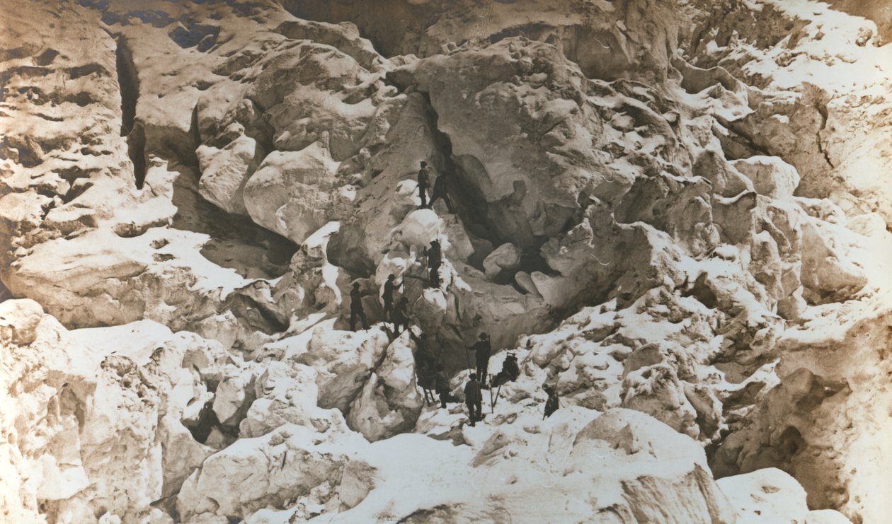 Savoie 41 - Landskap av stegar, c.1860 av Bisson Freres Studio