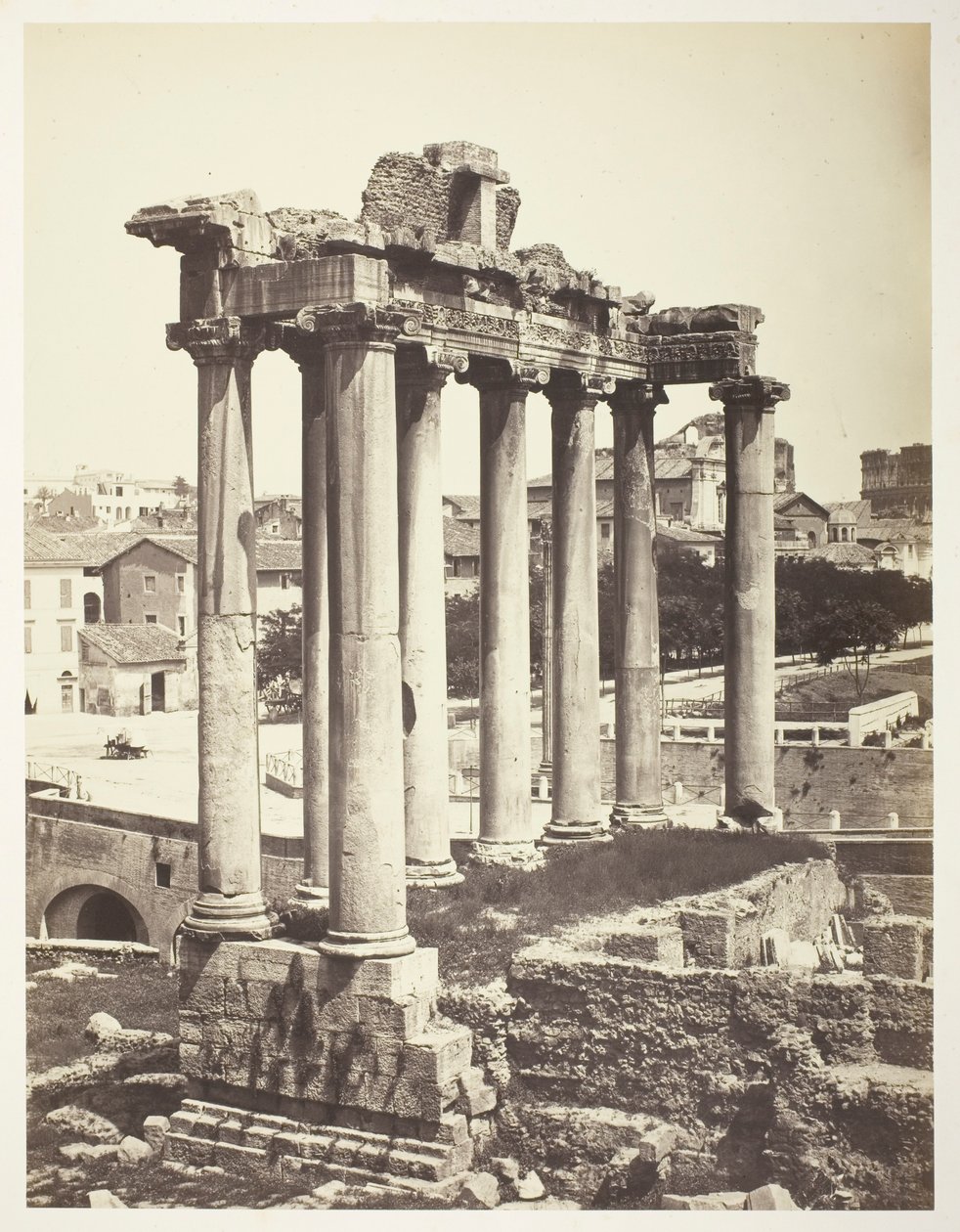 Forum Romanum, Rom av Bisson Frères