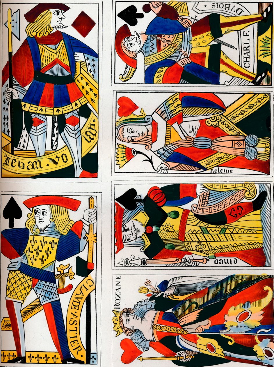 Spelkort, 1500-talet, 1849. av Bisson and Cottard
