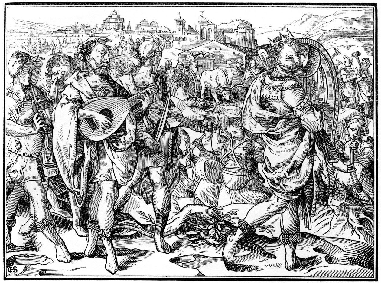 Vandrande sångare, 1574 1849. av Bisson and Cottard