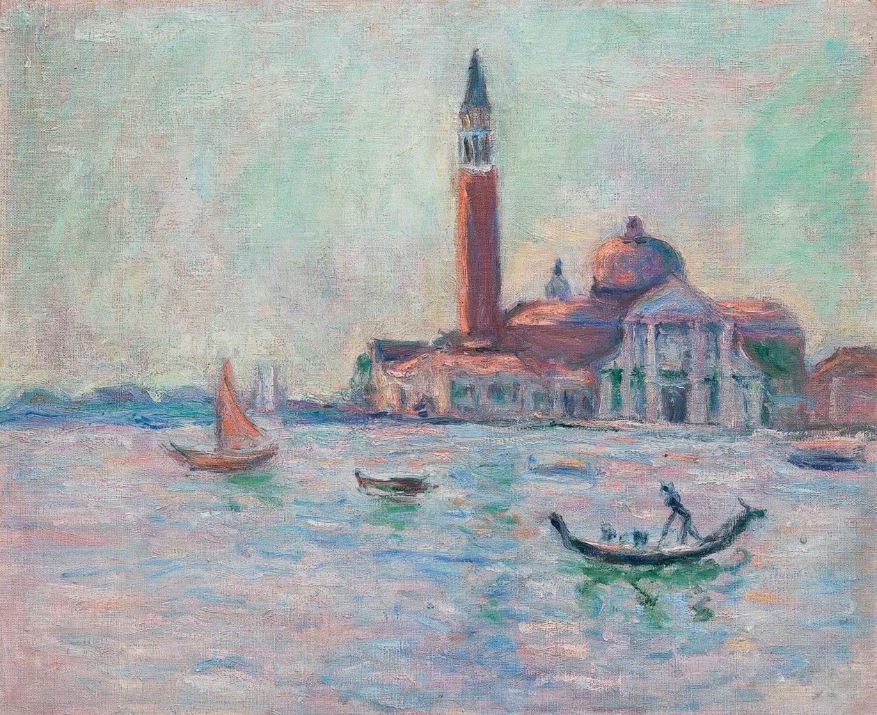 Franska: Venise, la Salute av Blanche Hoschede Monet