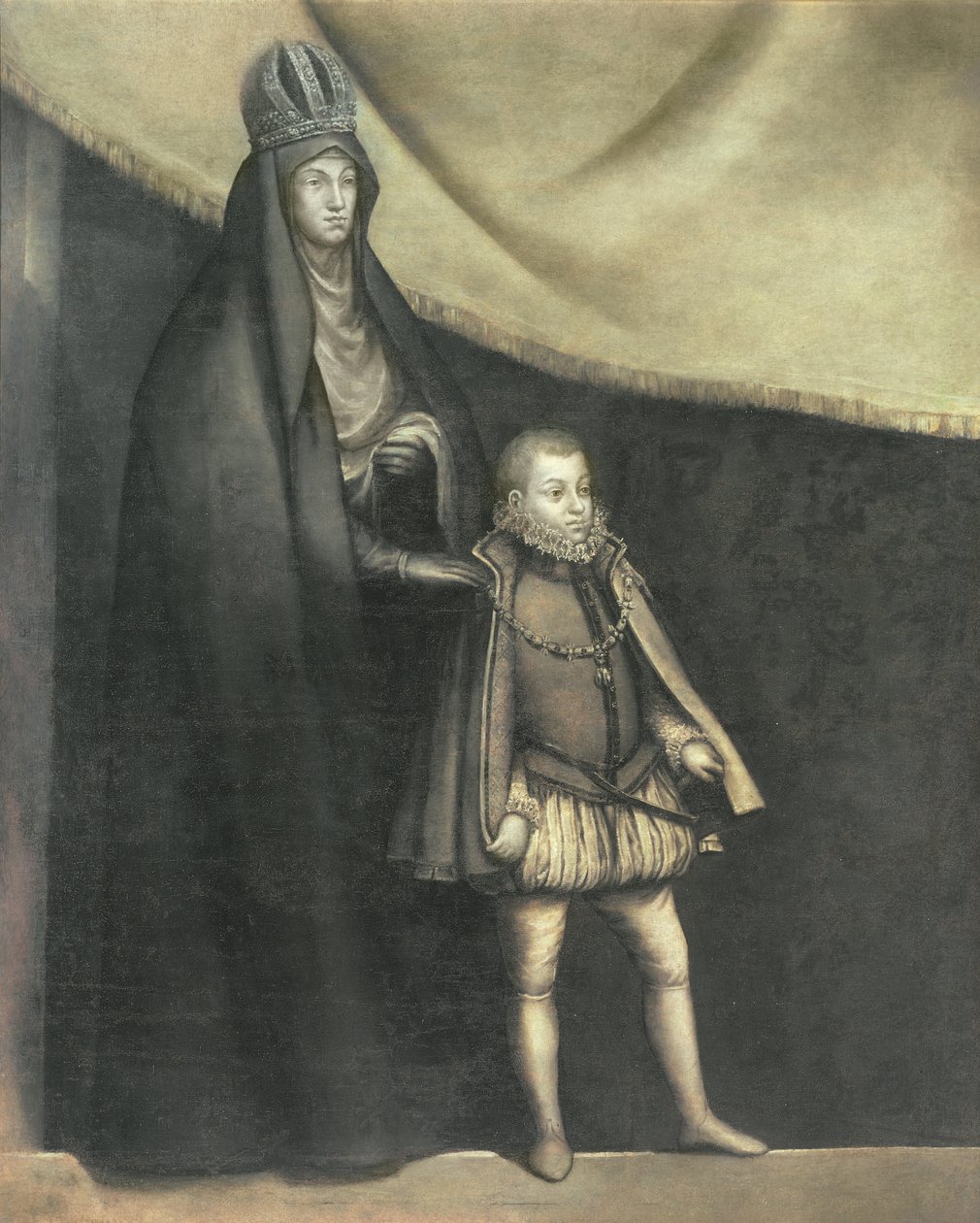 Empress Maria na Philip III (1578-1621) 1583swed av Blas del Prado