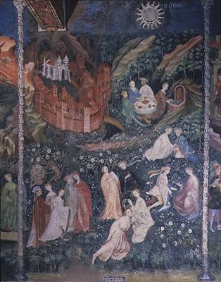 Maj månad, c.1400 av Bohemian School