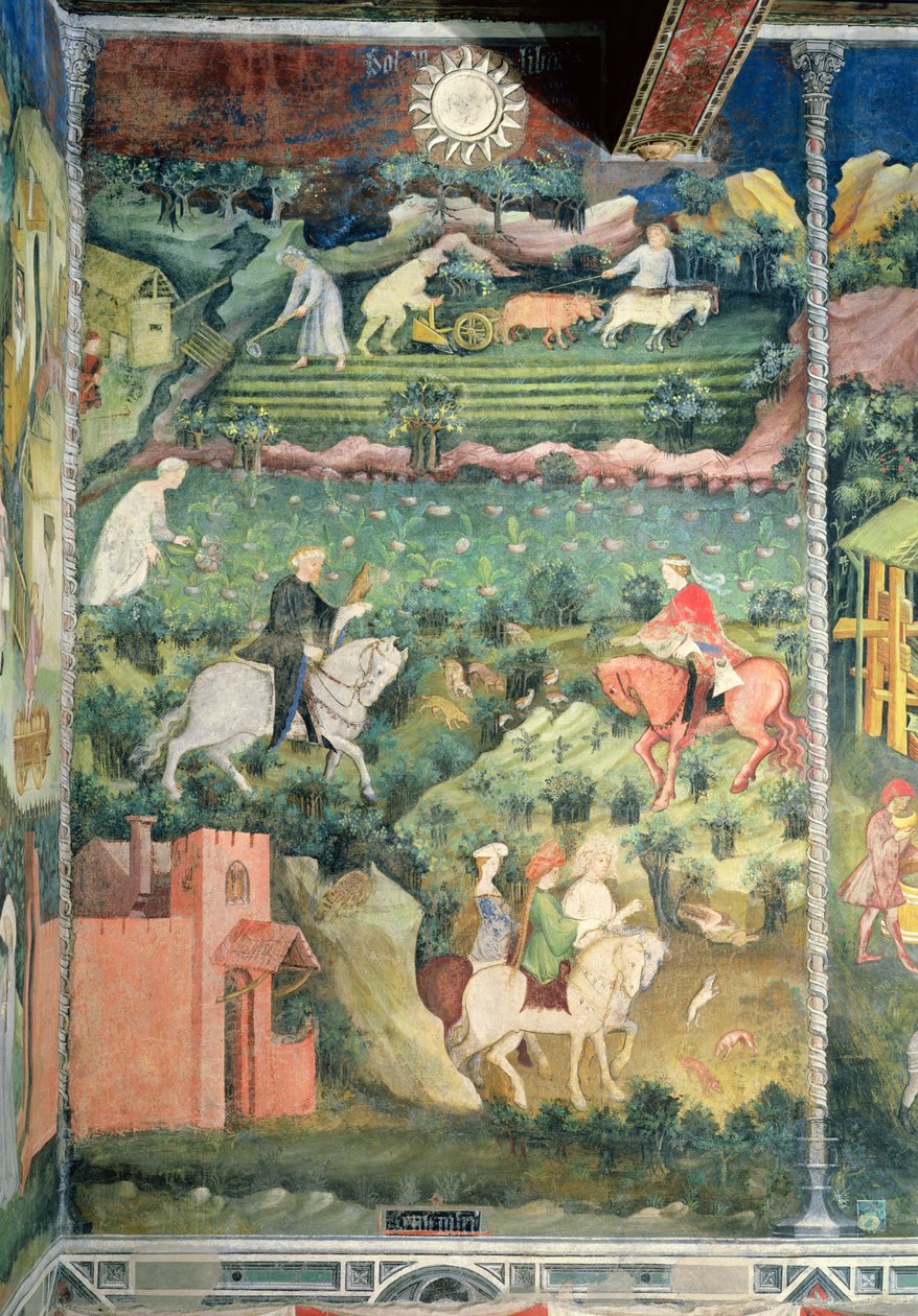 September månad, c.1400 av Bohemian School