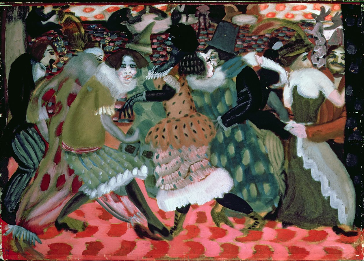 Morte-säsongen i Paris, 1913 av Boris Dmitrievich Grigoriev