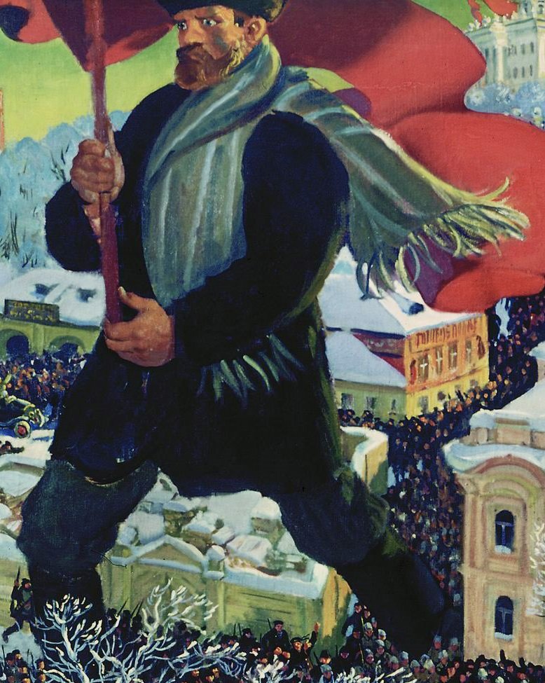 Unbekannter Titel av Boris Mikhailovich Kustodiev