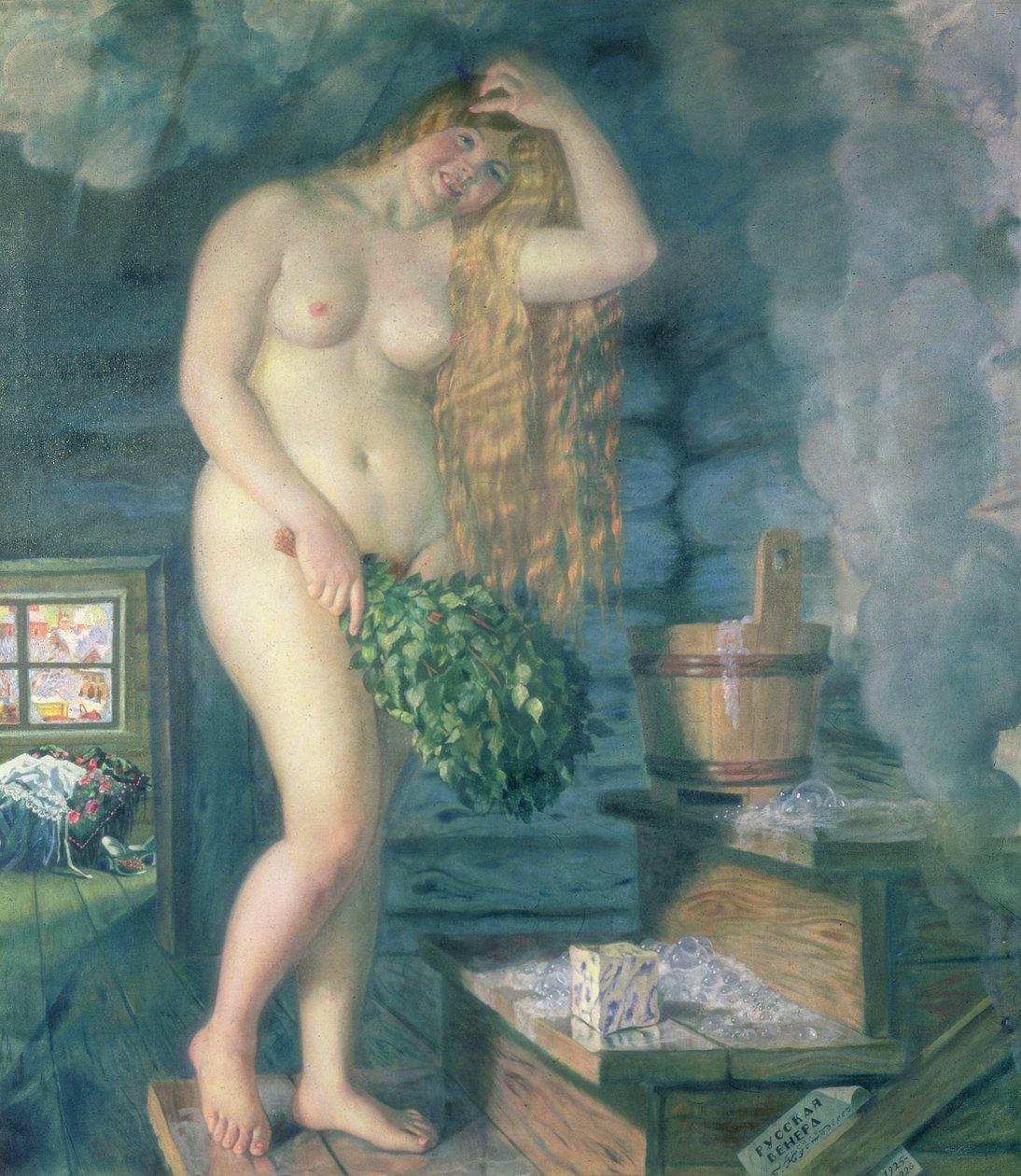 Ryska Venus, 1925-26 av Boris Mikhailovich Kustodiev